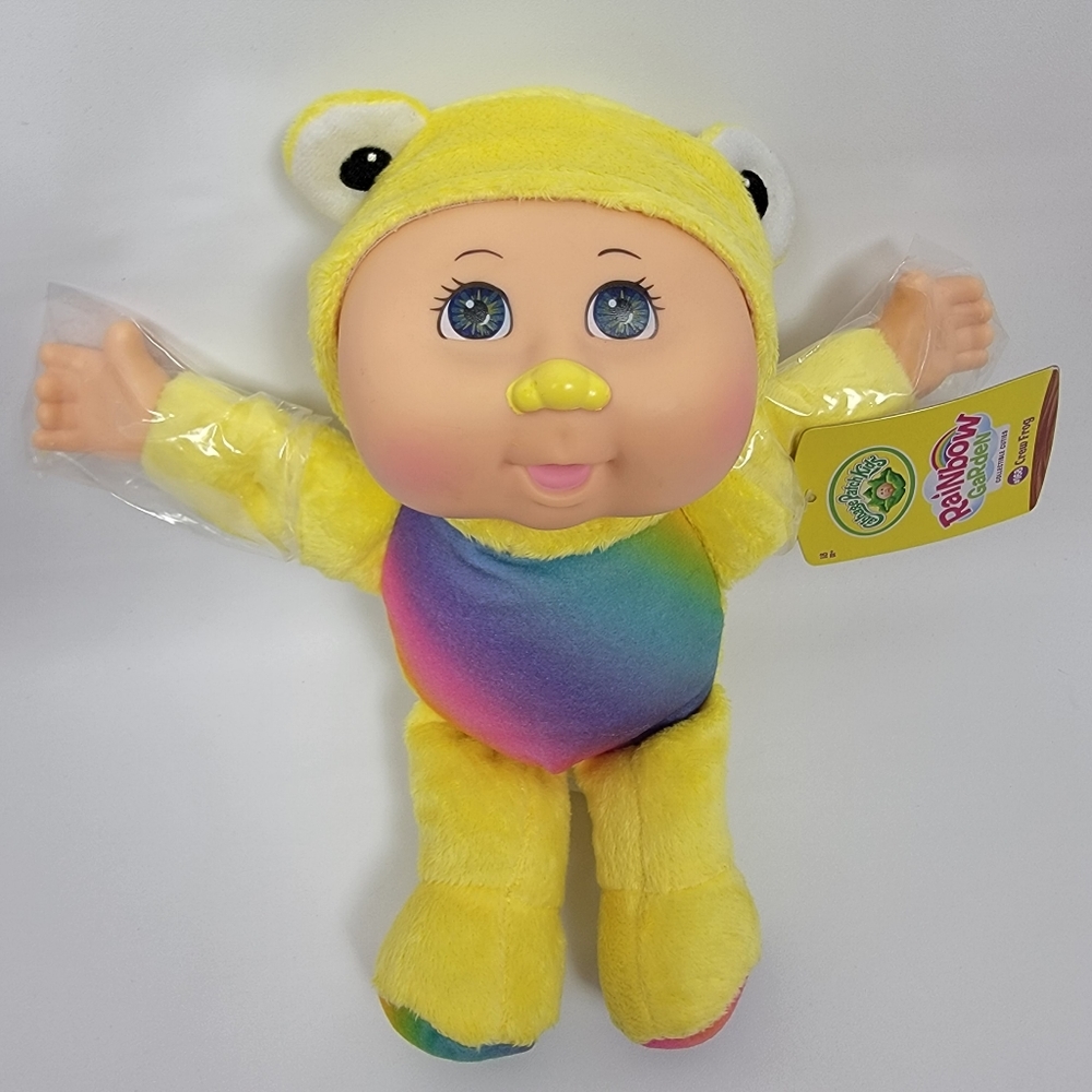 Cabbage Patch Kids Exotic Friends Collectible Cutie Rainbow Garden9" Plush Doll
